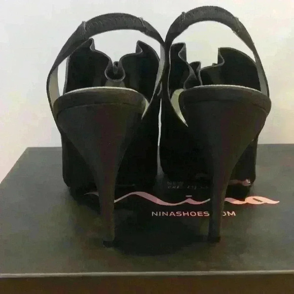 Nina Satin High Heels - Picture 3 of 9